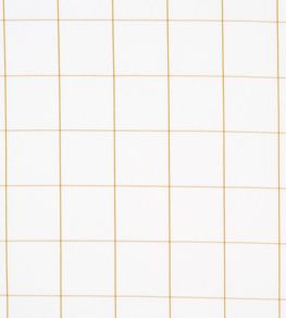 Woodman Check Fabric by Schumacher Straw