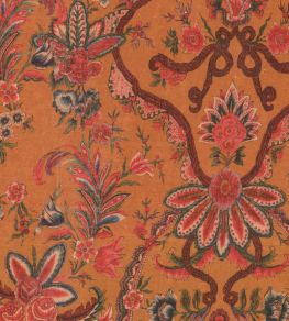 Woodstock Fabric by MINDTHEGAP Ochre Brown
