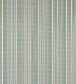 Yarra Stripe Fabric by Jane Churchill Aqua/Lime Yarra Stripe Fabric by Jane Churchill Aqua/Lime