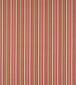 Yarra Stripe Fabric by Jane Churchill Red Yarra Stripe Fabric by Jane Churchill Red