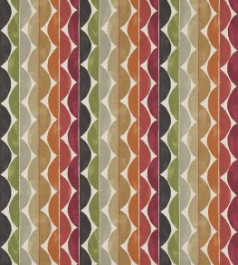 Yoki Fabric by Scion Terracotta / Moss / Amber Yoki Fabric by Scion Terracotta / Moss / Amber