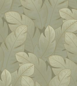 Yuto Wallpaper by Casadeco Vert Eucalyptus Yuto Wallpaper by Casadeco Vert Eucalyptus