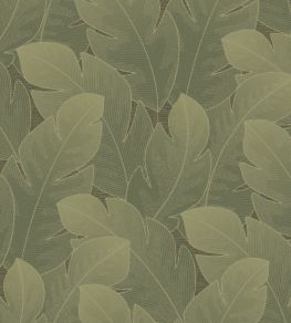 Yuto Wallpaper by Casadeco Vert Feuille Yuto Wallpaper by Casadeco Vert Feuille