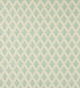 Zadie Fabric by Jane Churchill Aqua/Lime Zadie Fabric by Jane Churchill Aqua/Lime
