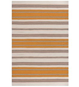 Zafiro Rug by William Yeoward Ochre Zafiro Rug by William Yeoward Ochre