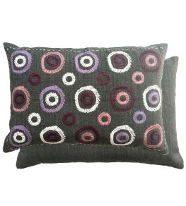 Zafora Cushion 60 x 40cm by William Yeoward Heather Zafora Cushion 60 x 40cm by William Yeoward Heather