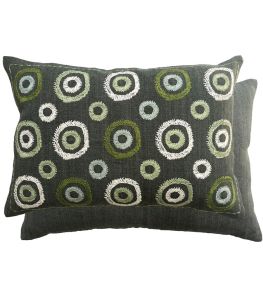 Zafora Cushion 60 x 40cm by William Yeoward Sage Zafora Cushion 60 x 40cm by William Yeoward Sage