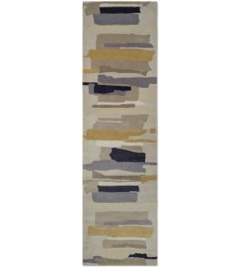 Zeal Runner Rug by Harlequin Pewter Zeal Runner Rug by Harlequin Pewter