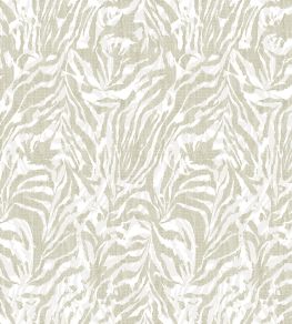 Zebra Wallpaper by Ohpopsi Linen Zebra Wallpaper by Ohpopsi Linen