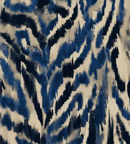 Zebrato Wallpaper by MINDTHEGAP Blu Zebrato Wallpaper by MINDTHEGAP Blu