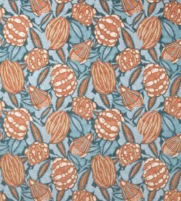 Zenith Fabric by Harlequin Terracotta/Azul Zenith Fabric by Harlequin Terracotta/Azul