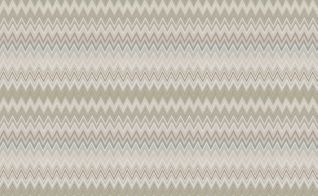 Zig Zag Multicolore Wallpaper by Missoni Green