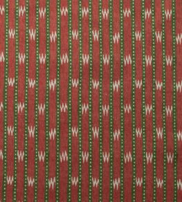 Zig Zag Fabric by Titley and Marr Lichen & Coral