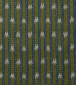 Zig Zag Fabric by Titley and Marr Navy & Emerald Zig Zag Fabric by Titley and Marr Navy & Emerald