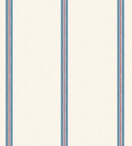 Ziggy Stripe Wallpaper by Woodchip & Magnolia Harbour Blue