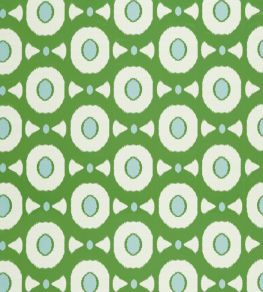 Zinnia Fabric by Harlequin Emerald / Sky Zinnia Fabric by Harlequin Emerald / Sky