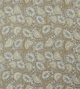 Suzani Archive Weave Fabric by Zoffany Zinc