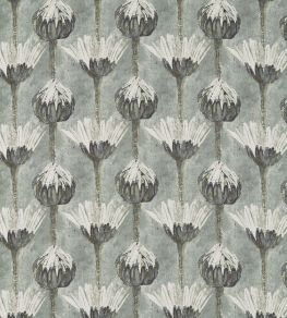 Marketa Fabric by Zoffany Logwood Grey Marketa Fabric by Zoffany Logwood Grey