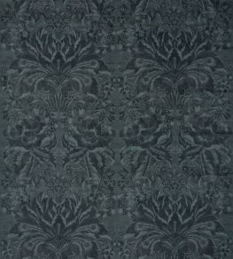 Ducato Velvet Fabric by Zoffany Reign Blue