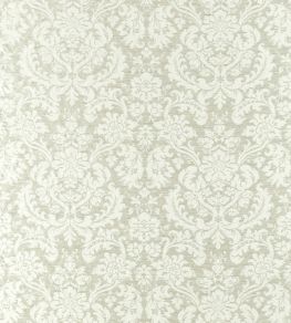Tours Weave Fabric by Zoffany Platinum White