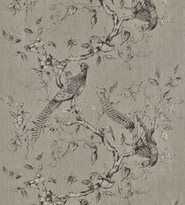 Darnley Toile Fabric by Zoffany Empire Grey Darnley Toile Fabric by Zoffany Empire Grey