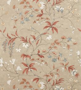 Chambalon Trail Wallpaper by Zoffany Sunstone / Linen