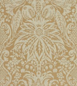 Mitford Damask Wallpaper by Zoffany Antique Gold Mitford Damask Wallpaper by Zoffany Antique Gold
