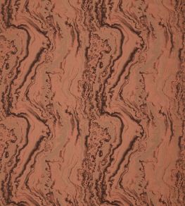 Serpentine Fabric by Zoffany Henna Serpentine Fabric by Zoffany Henna
