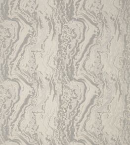Serpentine Fabric by Zoffany Platinum White Serpentine Fabric by Zoffany Platinum White