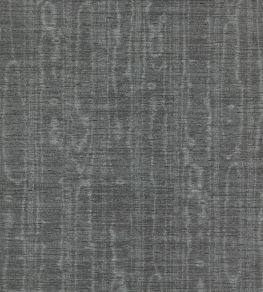 Watered Silk Wallpaper by Zoffany Bone Black