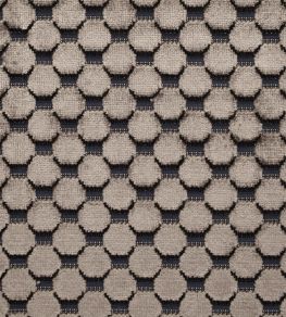 Tespi Spot Fabric by Zoffany Indigo/Taupe Tespi Spot Fabric by Zoffany Indigo/Taupe