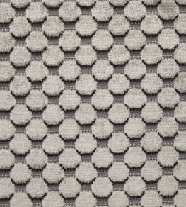 Tespi Spot Fabric by Zoffany Pewter/Silver
