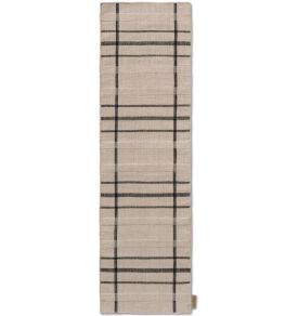 Zona Line Runner Outdoor Rug by Brink & Campman Charcoal