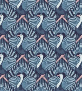 Zsa Zsa Wallpaper by Divine Savages Blue