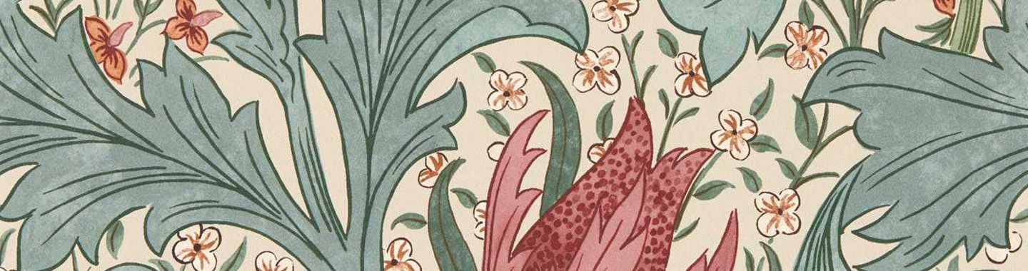 Lent Lily fabric pattern by Morris & Co