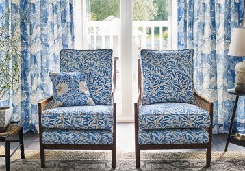 Five ways to decorate with blue and white