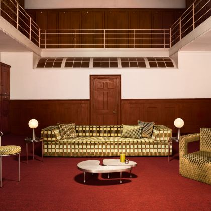 Underground Vol.III fabric on sofas and cushions