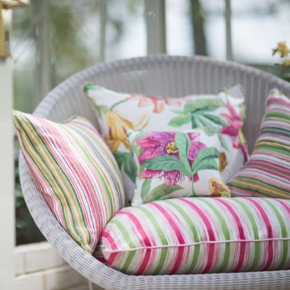 Passion Flower cushions