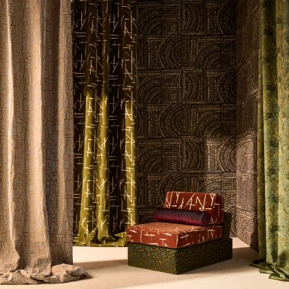 Defined Momentum Velvets fabric
