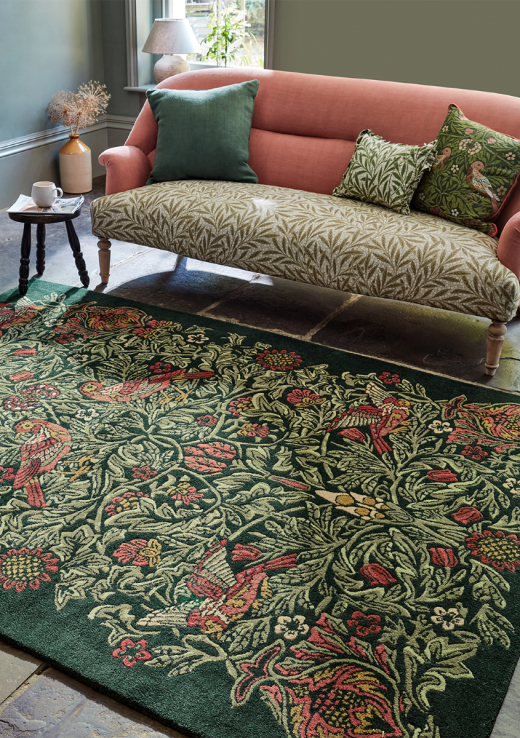 Bird Rug by Morris & Co