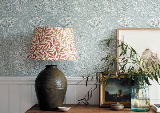 Chrysanthemum Toile wallpaper by Morris & Co