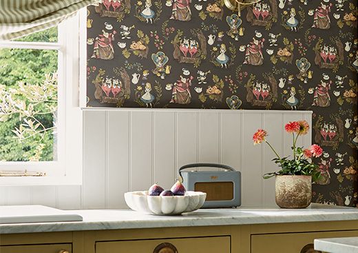 Wallpaper in Alice in Wonderland by Sanderson