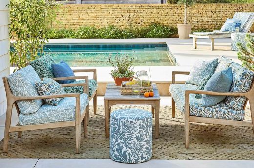 Thistle Weave Outdoor Fabric by Morris & Co