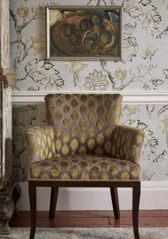 Ikat Spot fabric by Zoffany